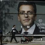 Cartel electoral del candidato presidencial Sergio Massa en Buenos Aires