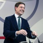 José Ramón Gómez Besteiro, durante la rueda de prensa en la que ha anunciado su dimisión