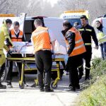 Rescate reciente del cadáver de un hombre que murió ahogado en el Canal de Castilla