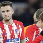 Saúl y Griezmann lamentan la eliminación del Atlético en Champions