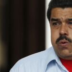 El presidente de venezuela, Nicolás maduro, ayer, en Caracas