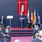 El presidente Puig en el acto que se celebró ayer en Alicante y donde se libró la primera Distinción por los Derechos y las Libertades
