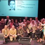 Foto de familia: profesores y antiguos alumnos de la RESAD/ Fotos cedidas por el CDN