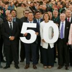 La consejera Milagros Marcos asiste al acto del 50 aniversario de Copiso