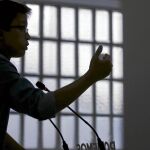 Íñigo Errejón, responsable de la Secretaría Política de Podemos, durante una rueda de prensa en la sede del partido en Madrid