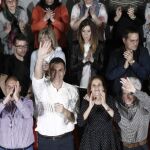 El secretario general del PSOE, Pedro Sánchez en un acto político de precampaña