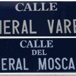 Dos de las calles que se cambiarán en Madrid.