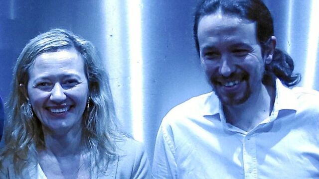 La jueza Victoria Rosell, ahora diputada por Podemos, y Pablo Iglesias en una imagen de archivo