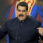Nicolás Maduro durante un discurso en Caracas