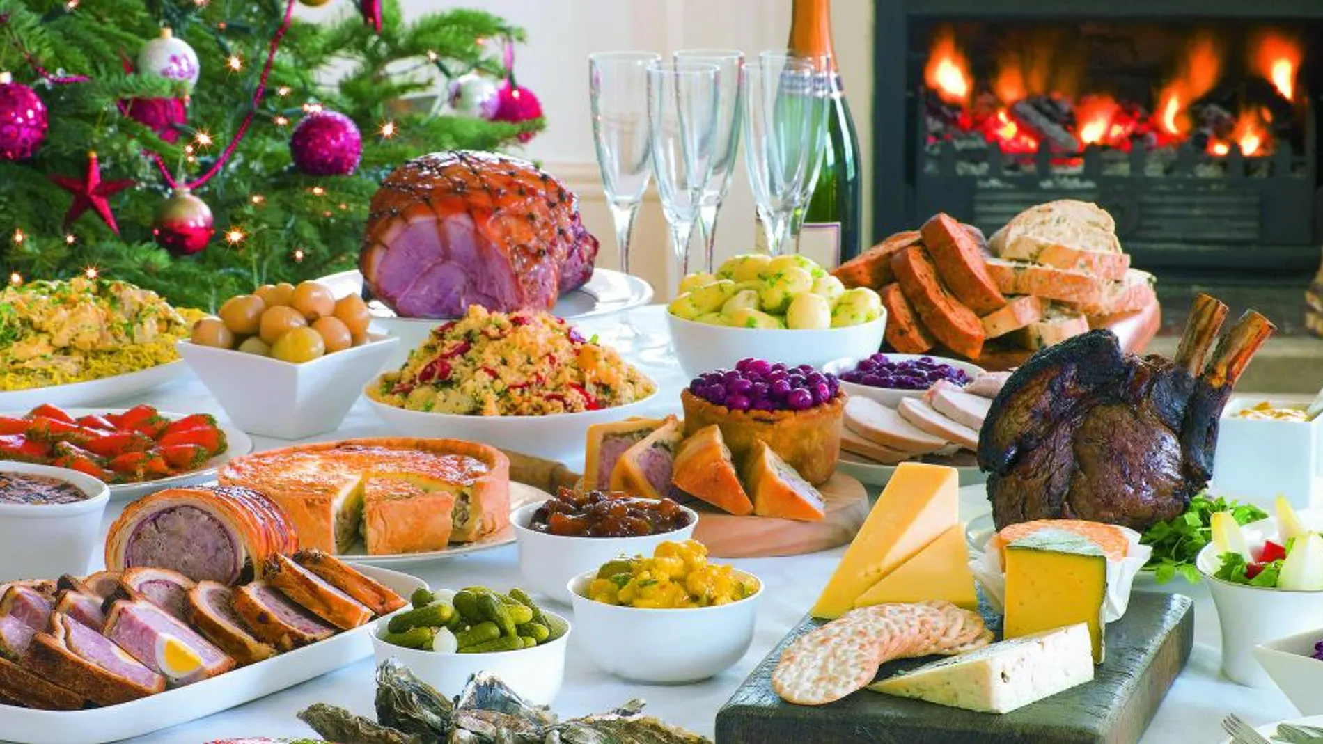 El cambio de la dieta en Navidad