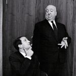 Tras la entrevista Truffaut le propuso a Hithcock que dirigiera la sesión de fotos de la que resultó esta imagen