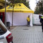 El suceso, ocurrido hacia las 09,20 horas de esta mañana, se ha producido en el número 7 de la calle María Teresa Gil de Gárate de Logroño.