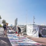 Aspecto que presenta el Port Vell tal día como ayer