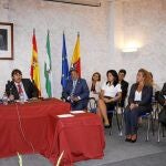 Un momento del pleno en el que Manuel Benítez fue nombrado alcalde de Castilleja