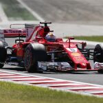 El alemán Sebastian Vettel (Ferrari)