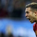 Jordi Alba celebra su gol ante Eslovaquia