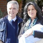 Ortega Cano, junto a su novia y madre de su primer hijo biológico, Ana Mª Aldón