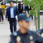 Junqueras acude en octubre de 2017 a declarar a la Audiencia antes de entrar en prisión permanente revisable