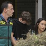 Patrick Nogueira, escoltado por la Guardia Civil el pasado 20 de octubre