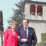 Los barones Thyssen, en su residencia de Lugano, en Villa Favorita, en los años 90