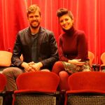 el barítono Josep-Ramon Olivé y la compositora Raquel García-Tomás