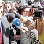 El secretario general del PP de la Comunitat Valenciana, Ricardo Costa, su llegada al Palacio de Justicia,