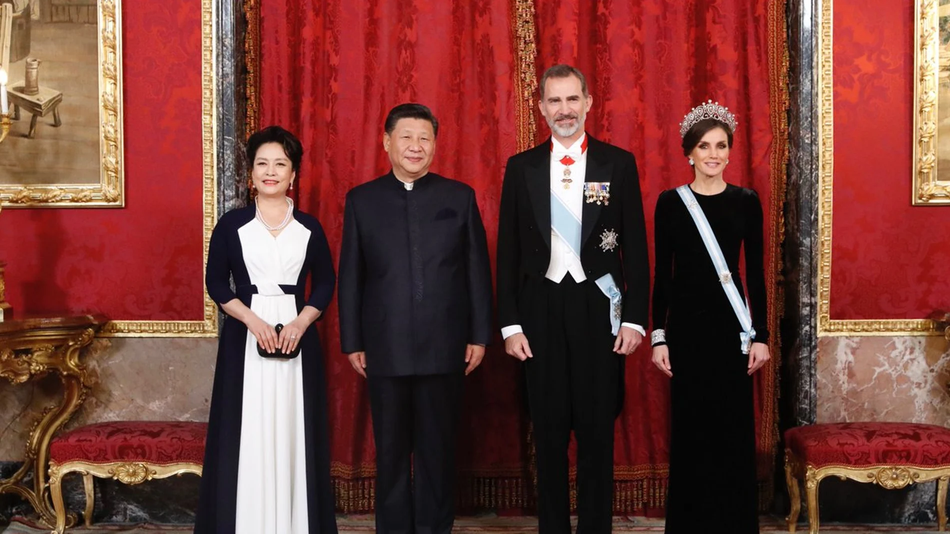 Los Reyes de España reciben al presidente de China, Xi Jinping/Efe