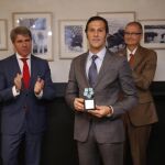 David Mora, Ángel Garrido y Ángel Martín Vizcaíno