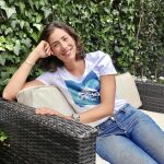 Garbiñe, que apenas pudo dormir tras su triunfo en Wimbledon, posó ayer para los medios españoles