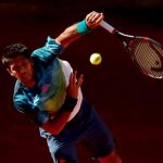 El tenista español Fernando Verdasco durante el partido de primera ronda frente el argentino Juan Mónaco
