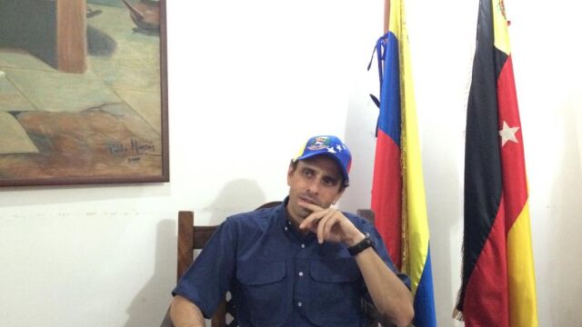 El líder opositor venezolano Leopoldo López