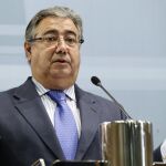 El ministro del Interior, Juan Ignacio Zoido, durante la presentación del balance de criminalidad 2016