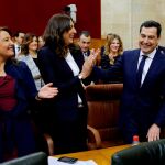 Juanma Moreno tras ser investido presidente de la Junta de Andalucía el 16 de enero de 2019