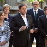 El vicepresidente de la Generalitat y líder de ERC, Oriol Junqueras