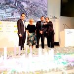 Calvo, Carmena y Ábalos, el pasado julio, durante la presentación del proyecto
