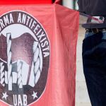 Emblema de la plataforma antifascista de la Universidad Autónoma de Barcelona