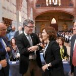 Sáenz de Santamaría abre el seminario «Los derechos del menor en Internet» en la Universidad Abat Oliva