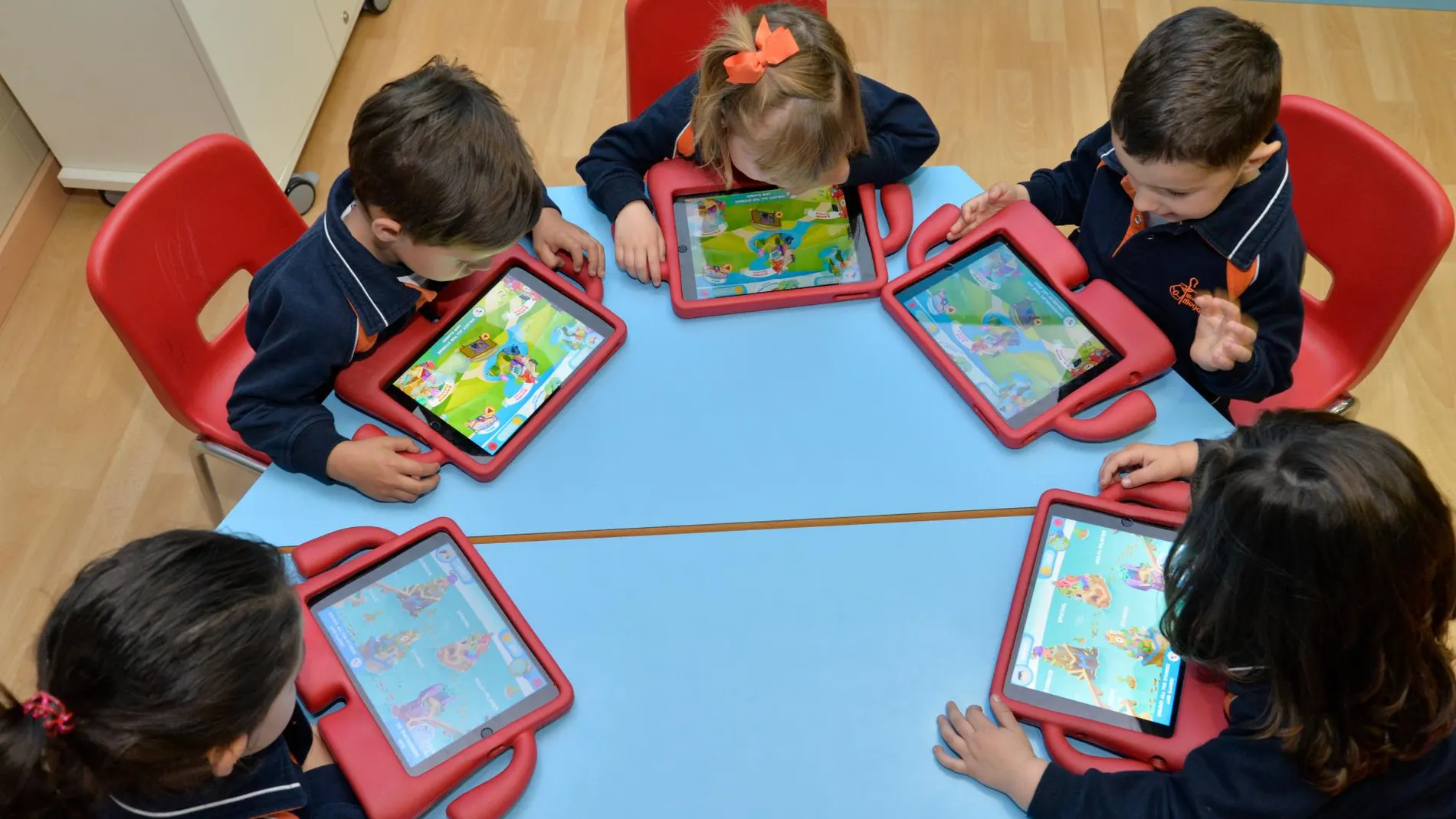 Alumnos con Smile and Learn