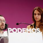 Pablo Echenique y Noelia Vera