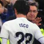 Isco le niega el saludo a Chendo tras finalizar el partido