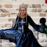 La cantante Madonna en la Gala Met