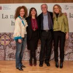 En la imagen la alcaldesa, Susana Pérez Quislant, y la concejal de Cultura junto a Isabel San Sebastián y Antonio Pérez Henares