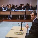Iñaki Urdangarin durante su declaración en el juicio del caso Nóos
