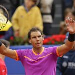 Rafa Nadal tras vencer a Kevin Anderson