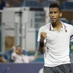 Felix Auger-Aliassime está en las semifinales de Miami