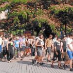 Una anterior convocatoria en Oñate del «Fan Hemendik Eguna» o «Día del Fuera de Aquí»