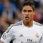 Varane, en un partido con el Real Madrid