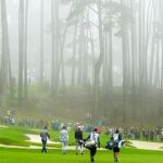 Jordan Spieth, en la niebla de Pebble Beach