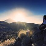Desde El Teide el viajero puede contemplar un emocionante atardecer