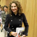 La ministra de Hacienda, María Jesús Montero, durante una comparecencia
